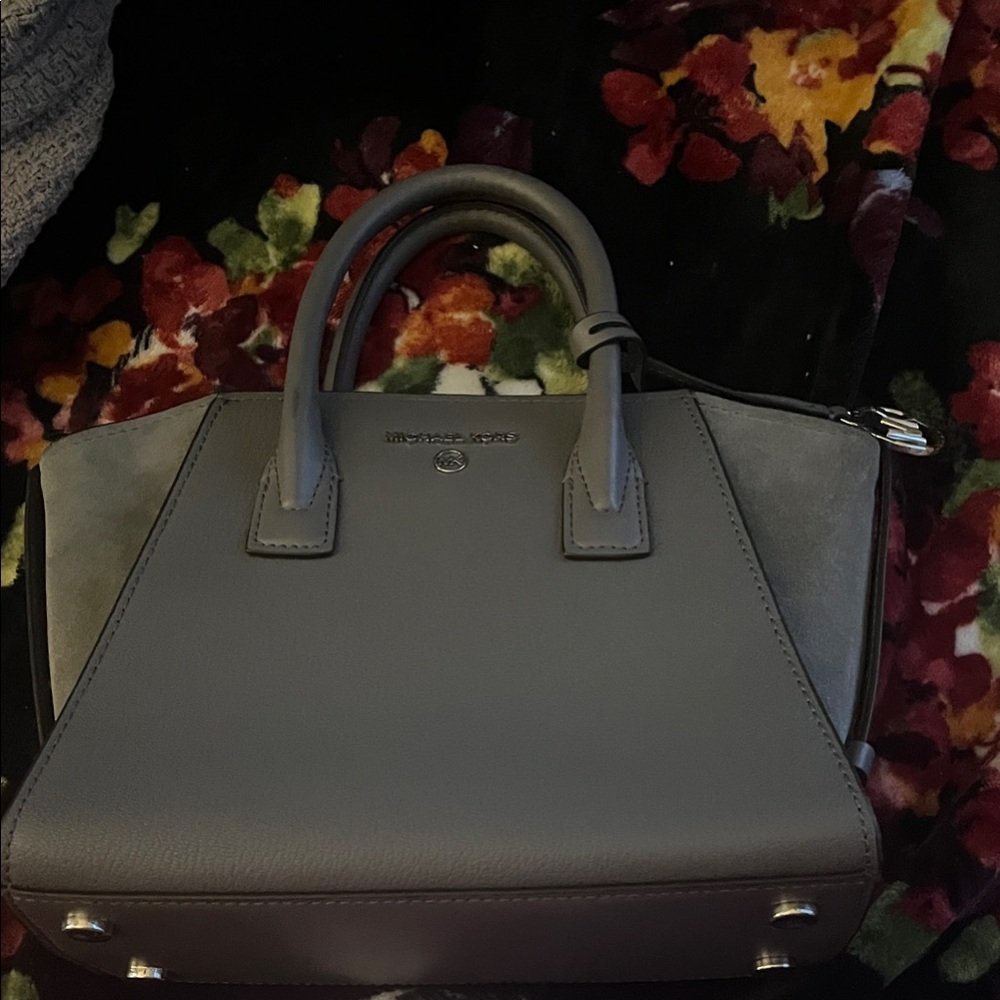 Michael Kors Gray Satchel